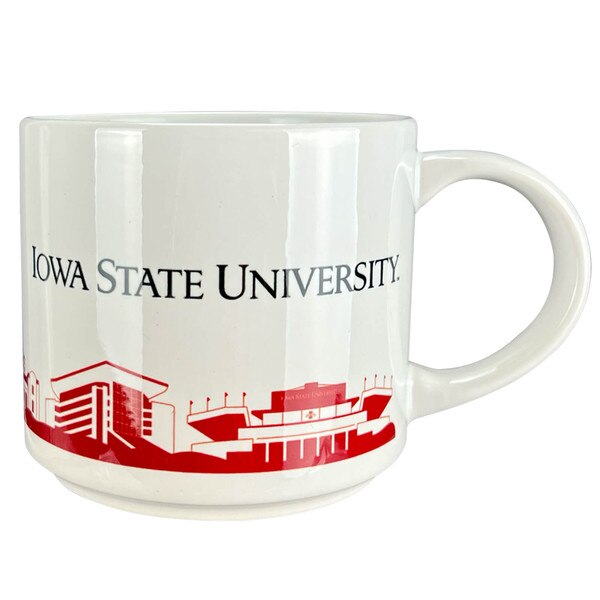 Iowa State University White Nolan 14 oz Mug